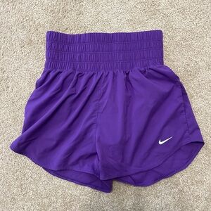 Nike Women's Vibrant Purple Athletic Shorts